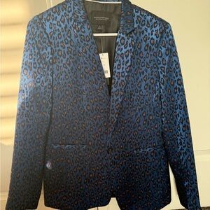 Banana Republic Boyfriend’s Animal Print Blazer